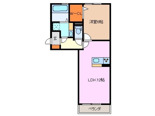 平田町駅 徒歩18分 2階の物件間取画像